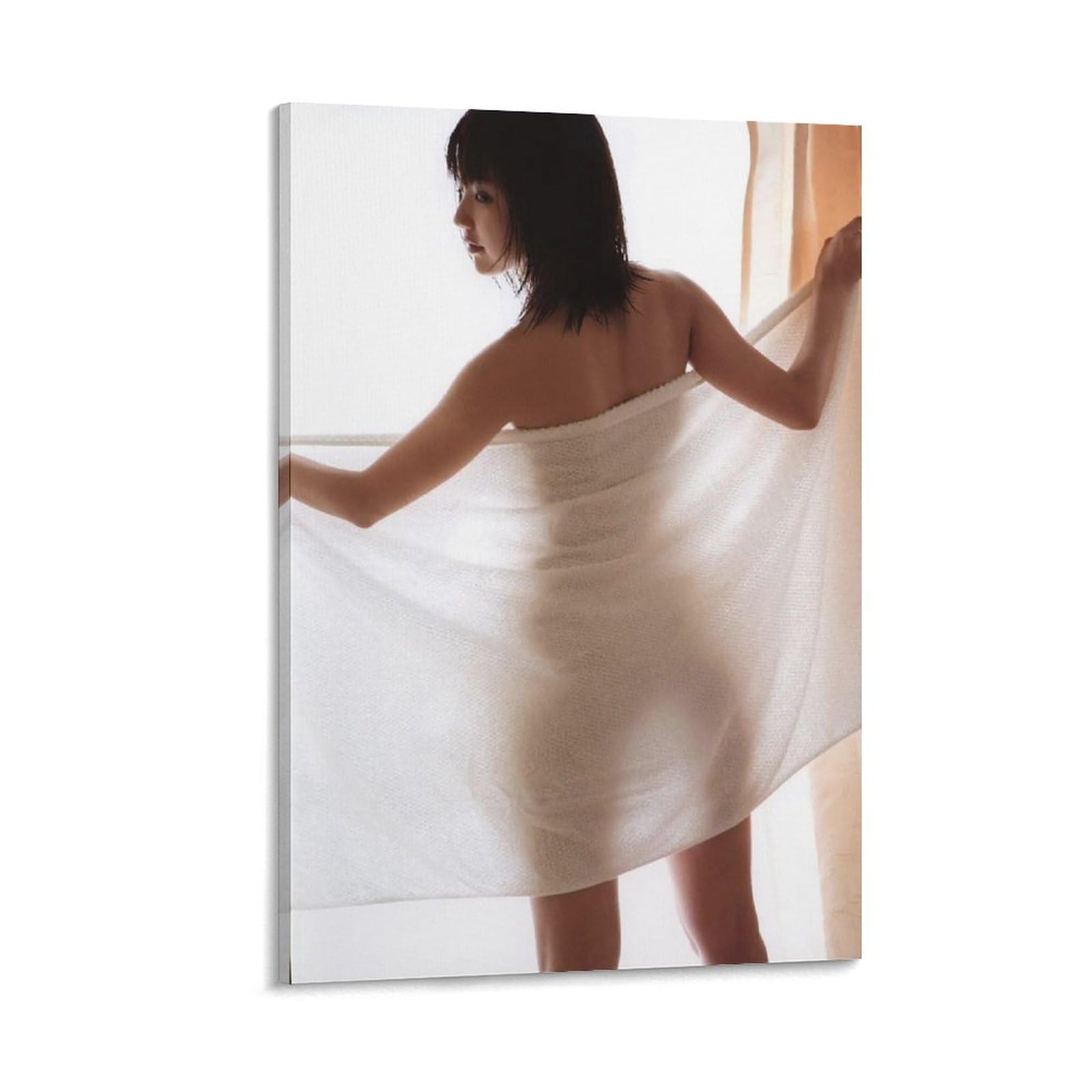 Amazon.co.jp: 装飾画 真野恵里菜 ポスター キャンバスアートポスター